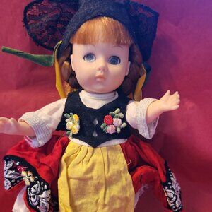 Vintage Vogue Ginny Polish (?) doll.  1977. Made in Hong Kong.